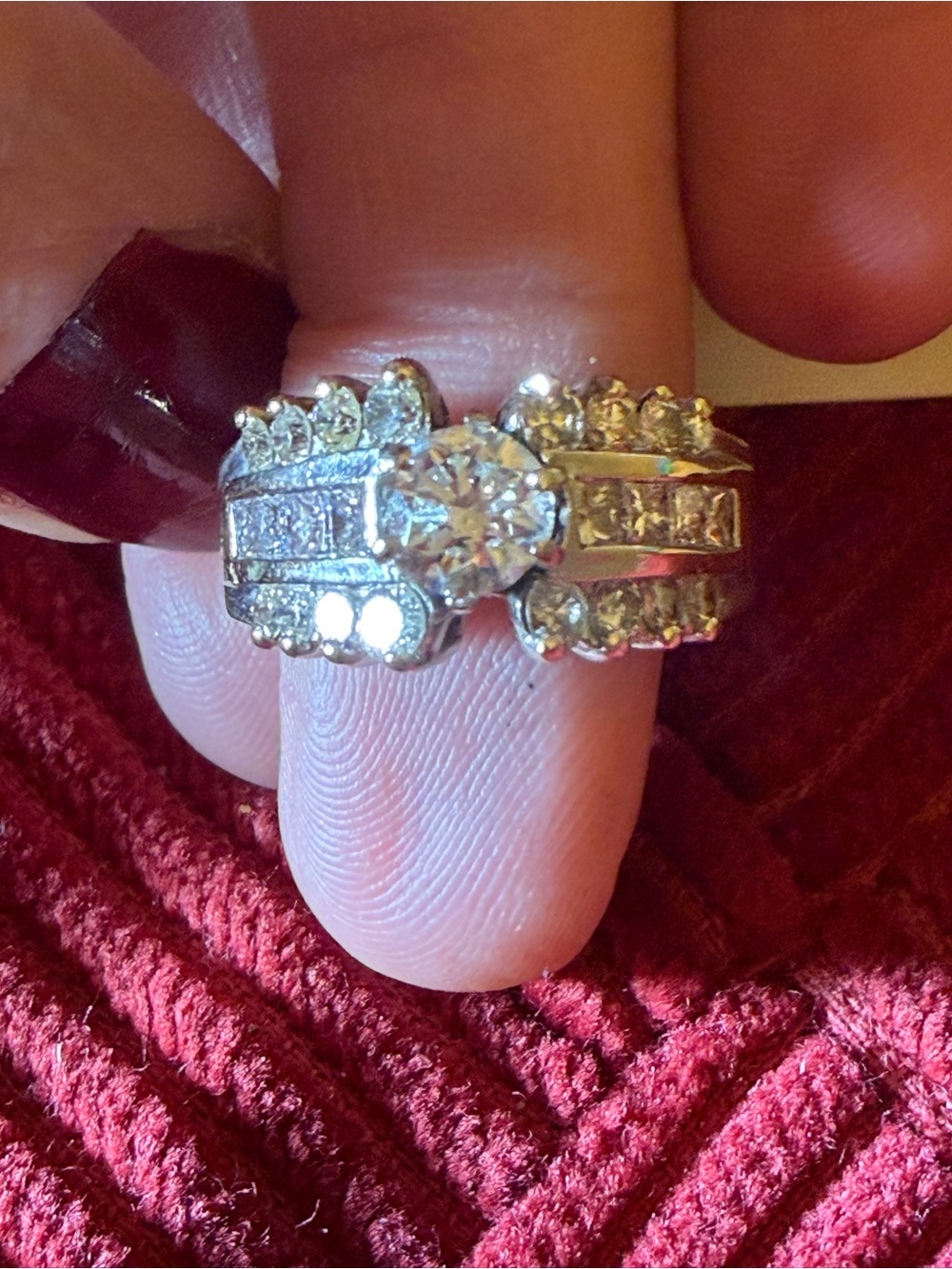 14K Diamond Bridal Ring